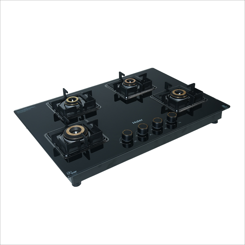 Haier 4 Burner Hobtop with Metal Knob & Auto Ignition